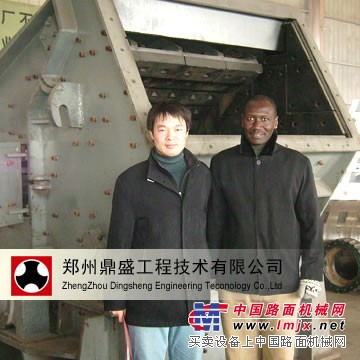 郑州鼎盛反击破碎机生产高品质砂石骨料用于高铁/公路建设
