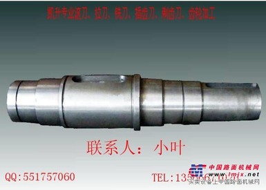 浙江机械厂专业配套花键轴加工 40Cr耐磨小字槽齿轮轴加工