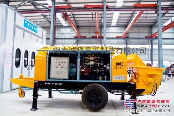供应HBT系列混凝土输送泵--川崎电机泵 拖泵