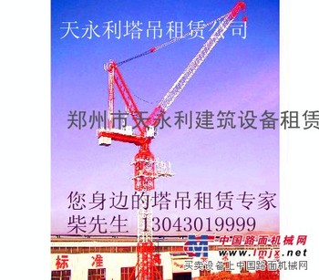 郑州新乡洛阳许昌偃师嵩县巩义三门峡睢县出租塔吊销售塔吊