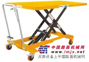 供应供应辽宁沈阳手推式液压升降机，物流台车。