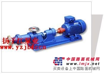 供應螺杆泵:I-1B係列濃漿泵（整體不鏽鋼)|耐腐蝕濃漿泵