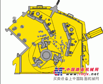 反擊式破碎機結構圖