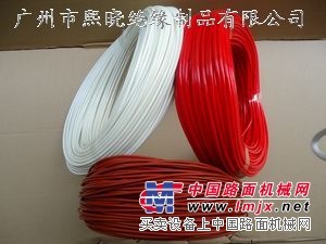 供应红色内纤外胶玻璃纤维套管 