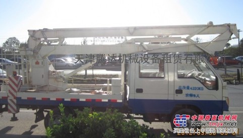 14米高空作业车租赁 装高杆广告用升降车租赁