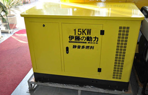 15KW燃汽发电机|静音发电机|施工用发电机
