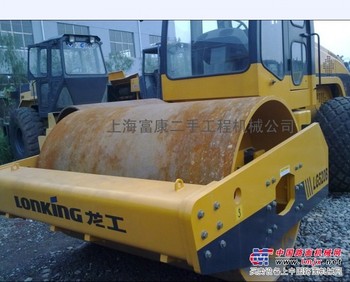 二手龙工20吨单钢轮振动压路机