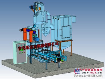 小型鋼管內外壁拋噴丸清理機SPSN-W 40-50