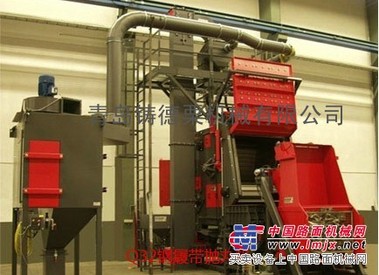青岛铸德栗15GN钢履带自动上下料抛丸清理机