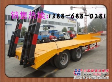 供应挖机平板车 25吨挖机平板车多少钱 哪有平板车卖