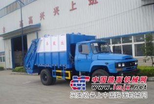 东风140尖头压缩垃圾车价格,厂家直销东风8吨压缩式垃圾车