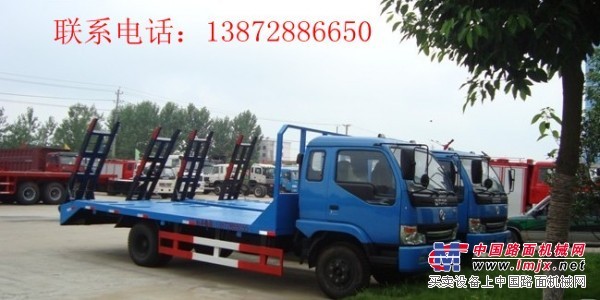 河北滄州平板車廠家低價直銷,挖機拖車哪裏有賣的呢