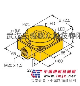 图尔克【现货】接近开关好价格NC50-CP80-VP4X2