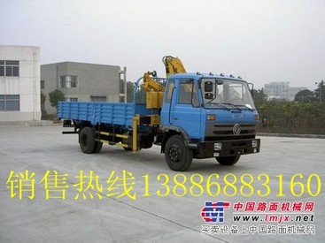 水泥制板厂专用车东风153随车吊销售13886883160