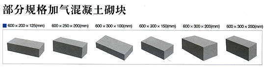 供应加气混凝土砌块名称规格强度等级区分-转免烧机械