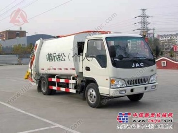 上海江淮駿鈴壓縮垃圾車 小型壓縮垃圾車供應商