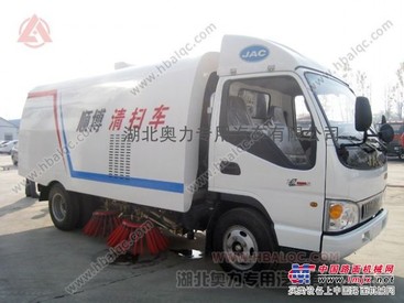 江淮帅铃道路清扫车 江淮路面清洁扫地车 小区垃圾清扫车