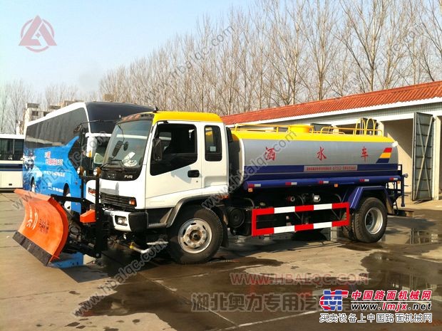 庆铃五十铃推雪洒水车 庆铃五十铃多功能清雪车