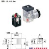 供应HTP电磁阀防水连接器、电磁阀插头