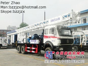供應濱州鑽機BZC400ABC車載式水井鑽機 