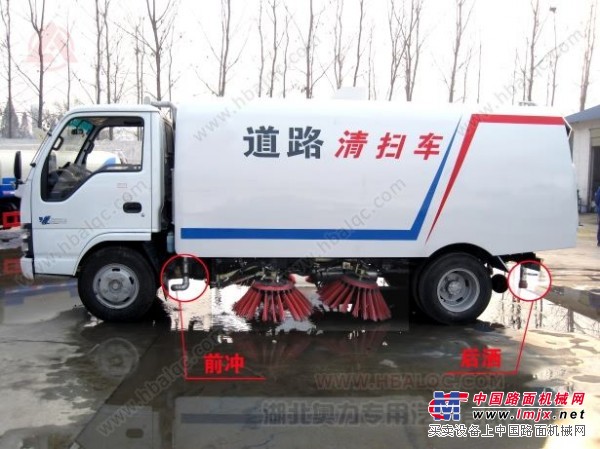 的扫地车,庆铃五十铃多功能扫路车价格,洒水式道路清扫车