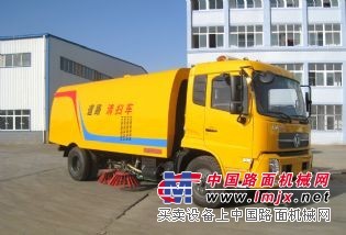 11噸大型灑水帶掃路車,東風天錦公路清掃車價格,灑水式掃地車