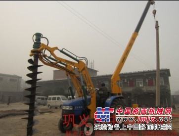巩义市中恒机械厂挖坑立杆吊车