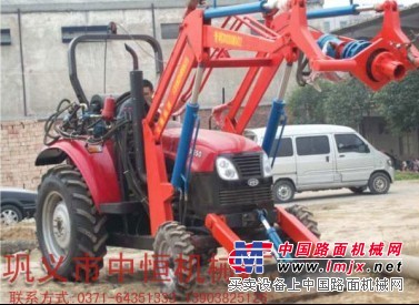 巩义市中恒机械厂液压式螺旋挖坑机