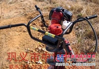 巩义市中恒机械厂地钻手提式植树挖坑机