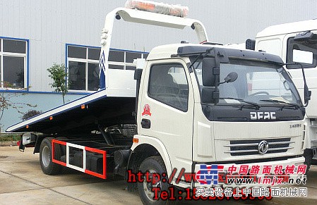 多利卡8-10吨清障拖车｜8-10吨液压绞盘平板拖车