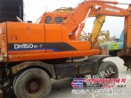 强劲销售网供应斗山DH150W-7轮胎挖掘机