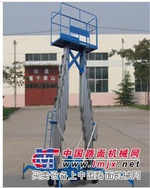 金力生产双桅柱铝合金作业平台