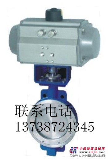 供应气动大口径对夹式铸钢硬密封蝶阀