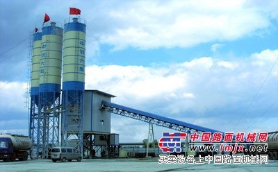 供應交口縣鄭州三強HZS35型混凝土攪拌站設備