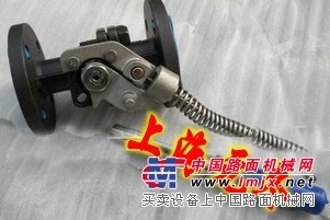 供应弹簧自动归位碳钢法兰球阀