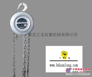 供应不锈钢手拉葫芦1t倒链环链葫芦河北保定三龙厂家价格