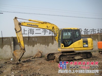 供应二手小松120/130挖掘机，上海二手松挖掘机专卖