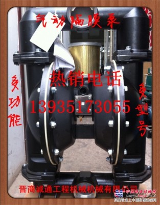 贵州四川新疆气动隔膜泵 煤矿井下专用气动隔膜泵