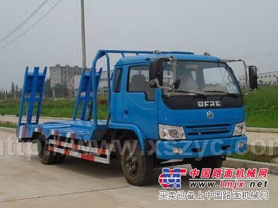 東風勁卡平板運輸車|小挖機運輸車