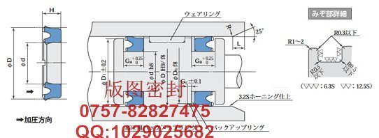 日本阪上SAKAGAMI GPY密封圈
