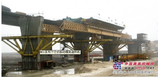 供应下行式移动模架造桥机 华中建机