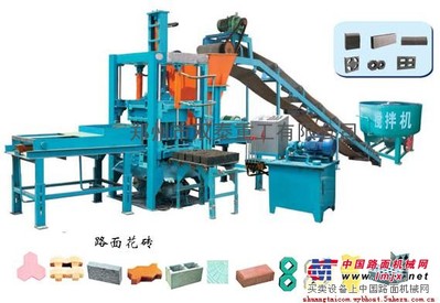 免烧压砖机 八孔免烧砖机 砌块砖机 蜂窝煤机