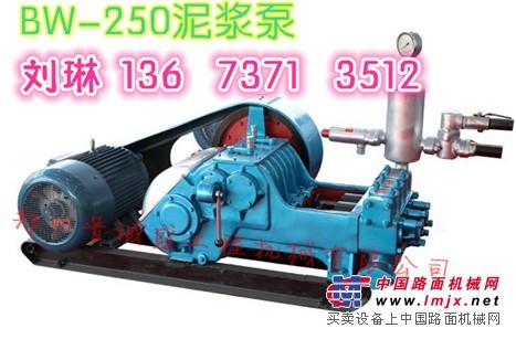 陕西青海厂家销售桥梁建筑专用泥浆泵 BW250泥浆泵