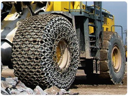 质优供应各种型号矿车轮胎保护链 防滑链 防护链