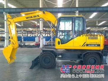 供应厂家直销DLS100-9A 9.7吨轮式挖掘机