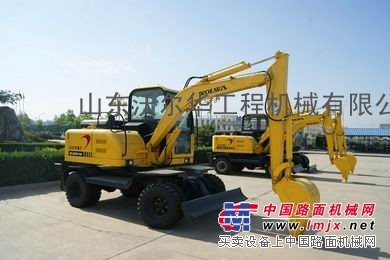 供应沃尔华厂家直销DLS865-9A 5.8吨轮式挖掘机