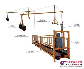 供应杭州永鑫恒优质zlp630吊篮电动吊篮建筑吊篮