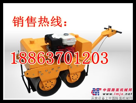 山东康本生产手扶式双轮压路机 小型手扶式单轮压路机 