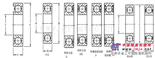 308K轴承图纸