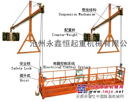 供应zlp630型电动吊篮